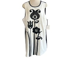 Victoria Beckham For Target Dress NWT Black White Tulip Shift Size 2X