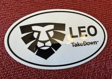Leo Takedown Glossy Sticker Tactical Shot Show Firearm Promo Rifle Parts