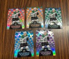 WYATT JOHNSTON 2024-25 UPPER DECK ALLURE - COLORFUL FUTURES ( 5 DIFFERENCARDS )