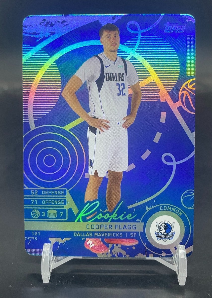 2025 Topps Match Attax Cooper Flagg RC Rookie Dallas Mavericks