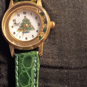 Quacker Factory Watch Women Rhinestone Christmas Tree Hidden Dial Working Tree Watch | eBay main image 3