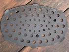 Griswold Cast Iron #7 Fully Marked Oval Roaster Trivet