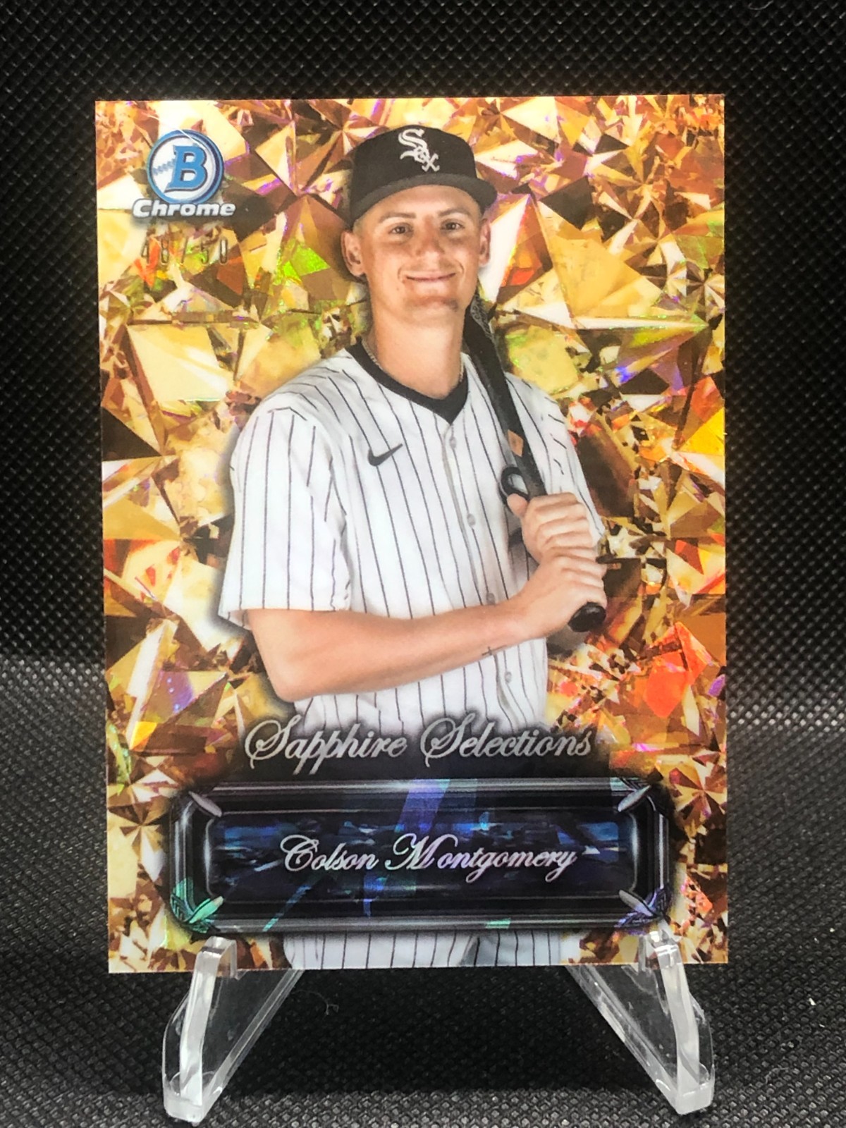 2024 Bowman Chrome Sapphire Selections Colson Montgomery-Gold/50