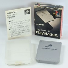 PS1 MEMORY CARD SCPH-1020 Boxed Sony Playstation Official 3296