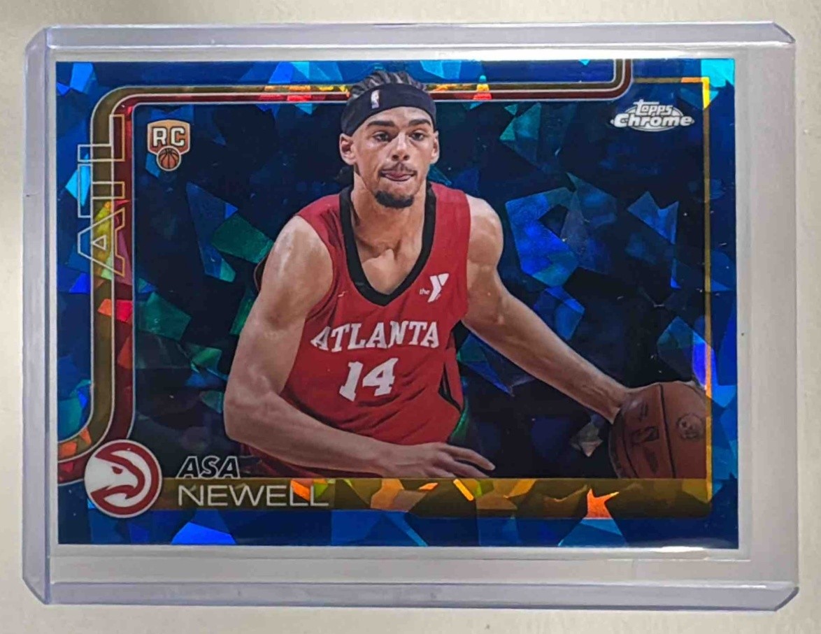 Asa Newell 2025 Topps Chrome Sapphire #273 Rookie RC
