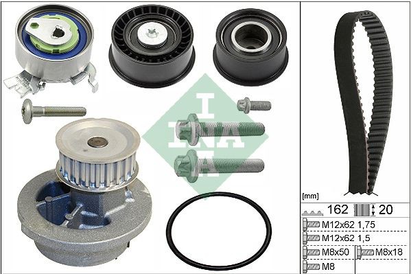 NEU - Schaeffler INA 530044330 Wasserpumpe + Zahnriemensatz FüR Opel-image