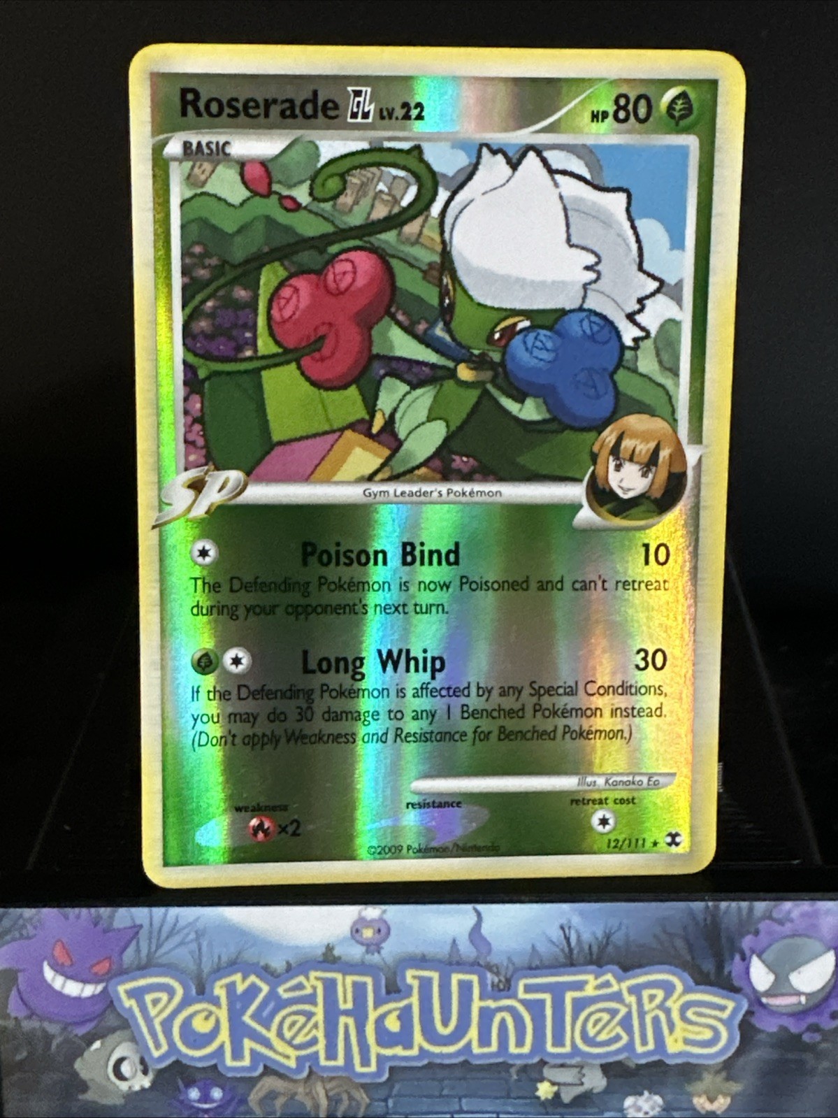 Pokemon Card Roserade GL 12/111 Platinum Rising Rivals Reverse Holo NM