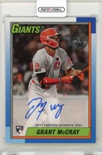 2025 Topps Series2 Grant Mccray 1990 Topps Auto Giants