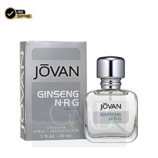 Jovan Ginseng N-R-G Cologne Spray 1.0 oz 30 ml for Men Fresh Energizing Scent