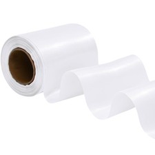 White Solid Fabric Wide Satin Ribbon 4 Inch x 25 Yards Grand Opening Craft