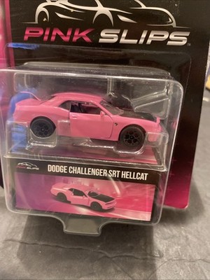 Jada Pink Slips 2023 Dodge Challenger SRT Hellcat 1:64 Diecast  6.2L HEMI  A10
