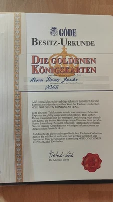 Telefonkarten DIE GOLDENEN KÖNIGSKARTEN 3 ALBEN 130 STÜCK TOP! - Bild 1 von 4