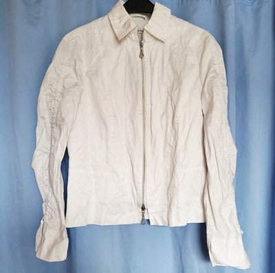 APRIORI Leichte DAMEN Sommer Jacke Bluse Offwhite Gr 38