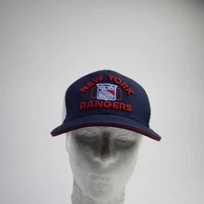 New York Rangers Fanatics NHL Pro Authentics Snap-Back Hat Unisex Used
