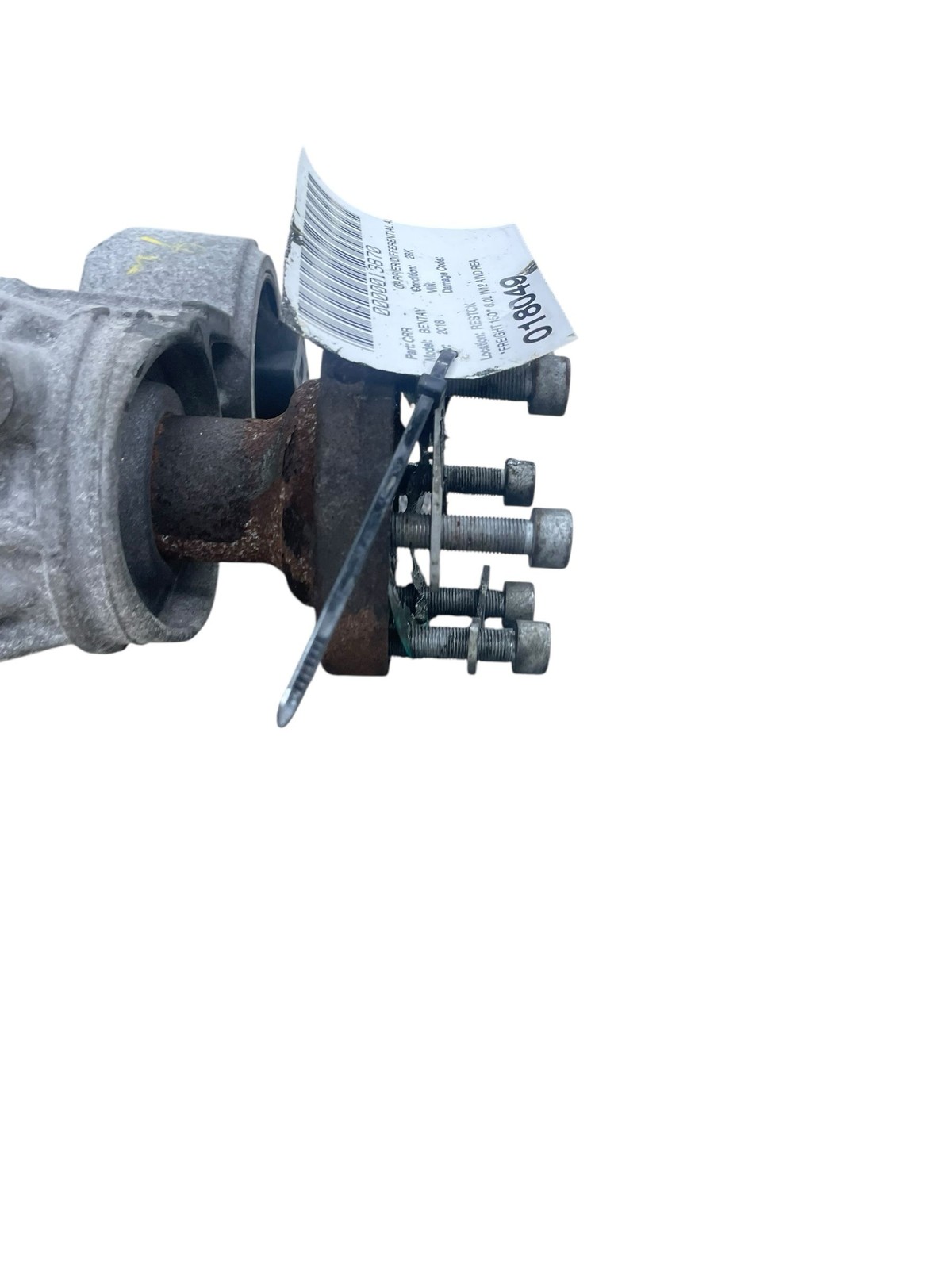 2016-2020 BENTLEY BENTAYGA 6.0L W12 AWD REAR AXLE CARRIER DIFFERENTIAL ASSEMBLY
