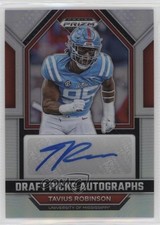 2023 Panini Prizm Draft Picks Silver Tavius Robinson #DPA-TAR Auto 0yk6