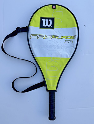 Wilson Tennis Racquet Pro Surge 25 - 100 Sq In - 3 7/8 Black Yellow