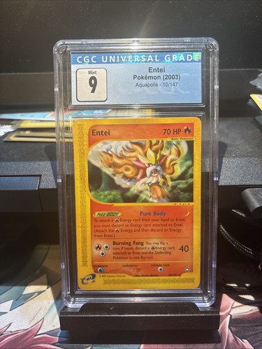 Entei graded CGC 9 for sale on eBay