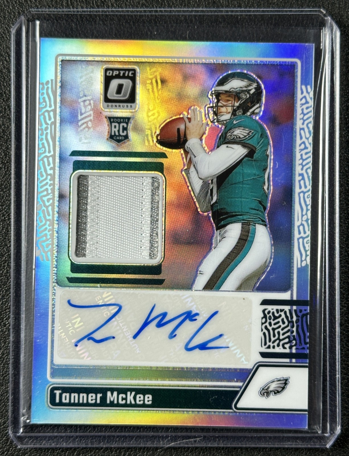 Tanner McKee Panini Donruss Optic Rookie Patch Autographs #RPATM Base
