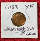 1913 S XF Wheat Back Penny