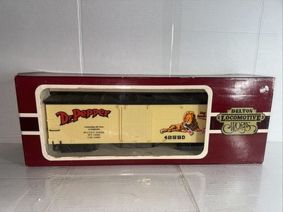 Delton G Scale 4255D Dr Pepper Box Car W Metal Wheels For Train Set Layout
