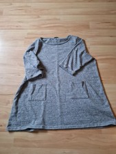 Kuscheliger, langer Pullover in grau, Gr.54, ...
