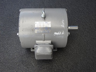 TECO DHP0054 5 HP, 1800 RPM, ODP, 184T Frame, AC Electric Induction Motor NEW