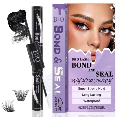 B&Qaugen Lash Bond and Seal 1 count (Pack of 1), SeaL-Black
