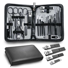 Manicure kit Personal Care Mens Grooming Kit, 30 in 1 Professional Nails Kit Ped