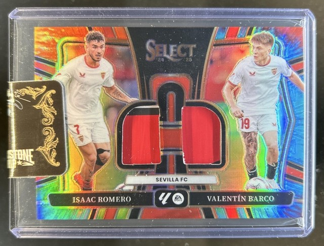2024-25 Select La Liga Isaac Romero Valentin Barco Dual Jersey Tie-Dye #/25