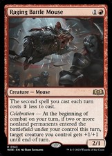 2x Raging Battle Mouse WoE NM MTG