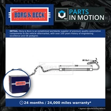 Brake Hose fits CITROEN C4 Rear Outer, Left 2004 on Hydraulic B&B 4886Z6 Quality