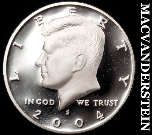 2004-S Kennedy Half Dollar- Silver Choice Gem Proof Luster No Reserve #i7470