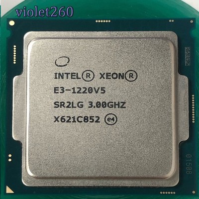 Intel Xeon E3-1220 V5 LGA 1151 CPU Processor (SR2LG) Used