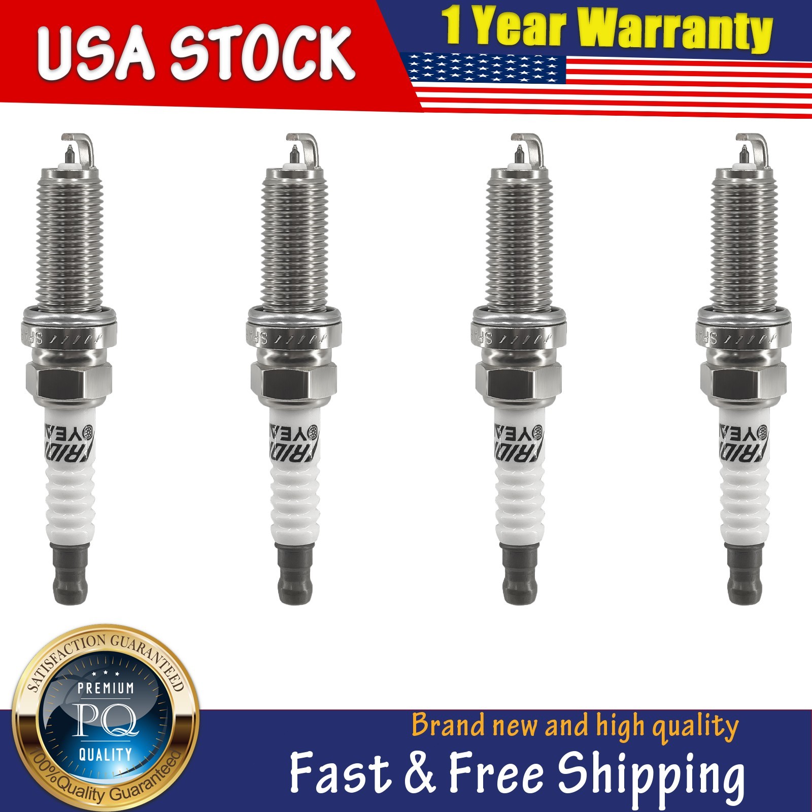 4 x Iridium Spark Plugs for Subaru WRX  Forester 2014 96024