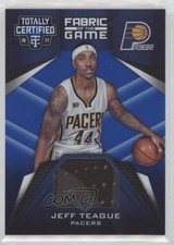 2016 Totally Certified Fabric of the Game Materials Blue 22/99 Jeff Teague 0q0