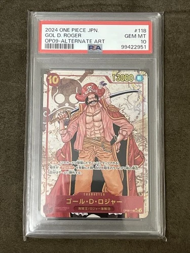2024 One Piece Japanese OP09 #118 Gol D Roger Alternate Art PSA 10