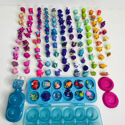 HATCHIMALS Lot of 120 Mix Figurine Toy Mini Figures Rare Collectible LPS Mattel