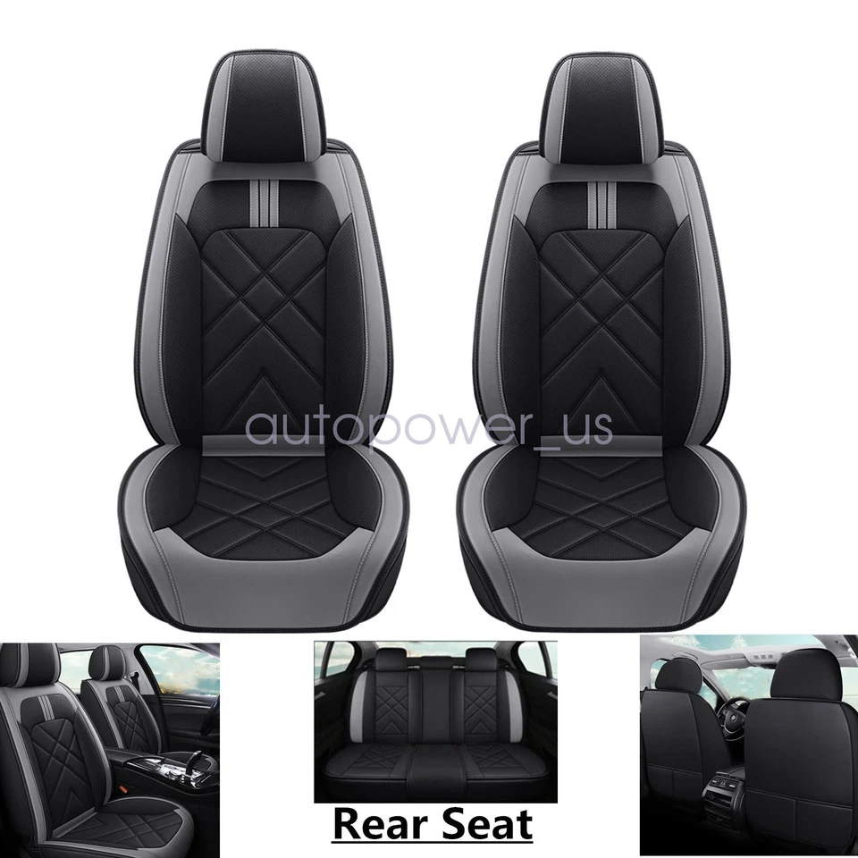 For Kia Rio Sorento Stinger Soul Car 5-Seat Cover PU Leather Cushion Covers - Image 3 of 4