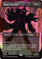 Super Shredder [Borderless Foil] #217 Prices | Magic Teenage