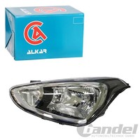 Alkar H4 H7 Scheinwerfer Schwarz Rechts Passend FüR Hyundai I10 | 2752629
