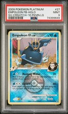 2009 Pokemon Platinum Supreme Victors #27 Empoleon Fb League Crosshatch PSA 9