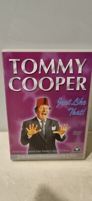 Tommy Cooper Just Like That DVD Best Moments from Classic Comedy TV Show