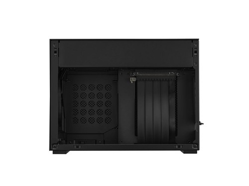 LIAN LI A4-H2O Silver SPCC / Aluminum Mini-ITX Computer Case, PCI4.0 Riser Card - Picture 3 of 5