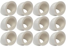 12 PACK OF QUAIL  CHICK PORT FEEDER NO WASTE FEED SAVER DIY CHICKEN COTURNIX US