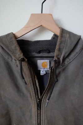 DISTRESSED Carhartt J130 GVL Mesh Lined Sandstone Active Jac DISTRESSED Carhartt J130 GVL Mesh Lined Sandstone Active Jac