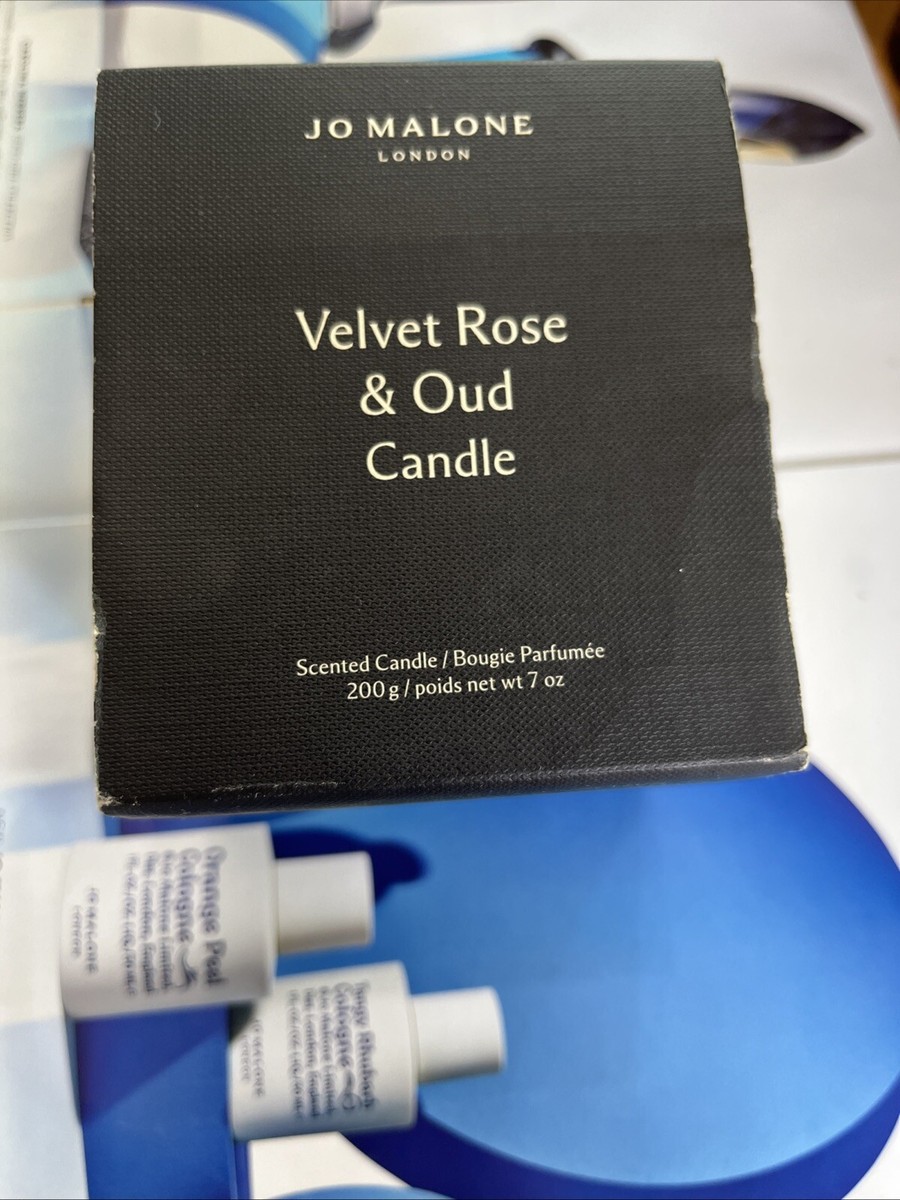 JO MALONE Velvet Rose & oud Scented Candle 200g/7oz+gift Box New