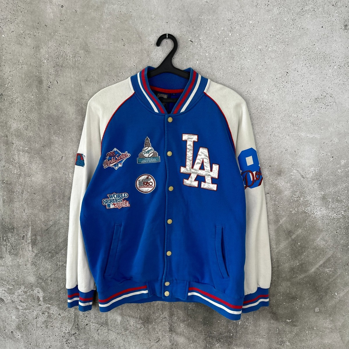 Los Angeles Dodgers ジャケット LLサイズ Men's Los Angeles Dodgers Black Out Collection Vintage Logo