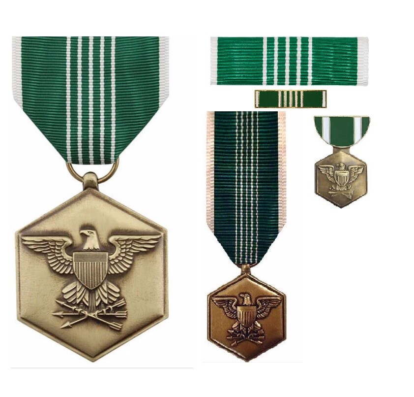 ARMY COMMENDATION MEDAL RIBBON HAT PIN MINI LAPEL HAT PIN UP US FORCES