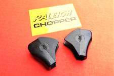 RALEIGH CHOPPER Mk1 Mk2 & GRIFTER - NEW RETRO BLACK BRAKE LEVER HOODS x 2